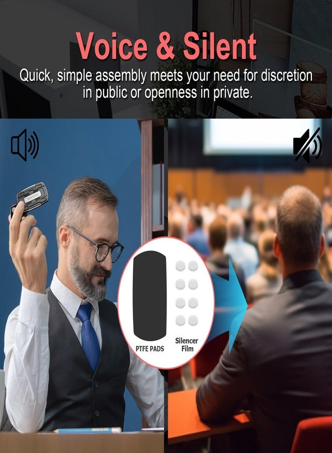 D.G.PLAYER Fidget Toys Adults - Sound & Silent Handheld Cool Fidget Slider - Metal Sensory Toys for Adults Stress Relief, Focused, Anxiety, Time Passing - Travel, Classroom, Office, Car, Home (Black) - Image 5